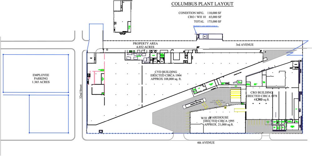 North Columbus Warehouse/Light Manufacturing - 3313 4th Avenue: 3313 4th Ave, Columbus, GA 31904